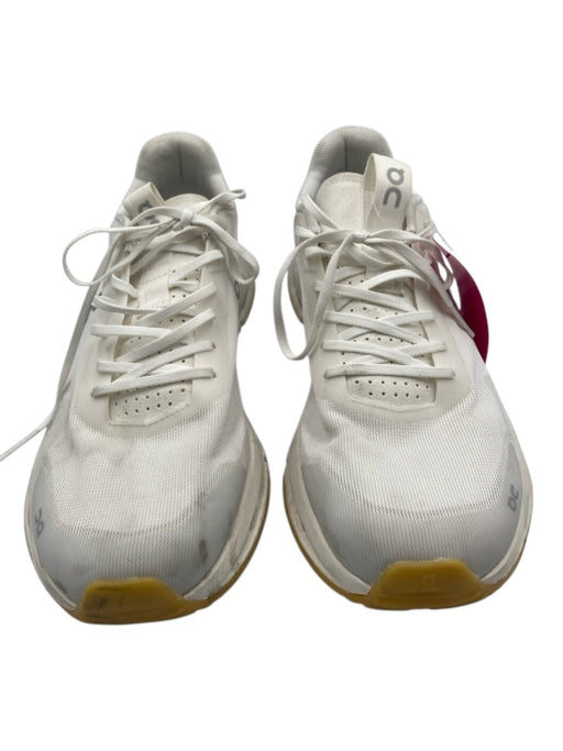 On Cloud Shoe Size 10 AS IS White Synthetic Low Top Lace Up Men's Sneakers White / 10