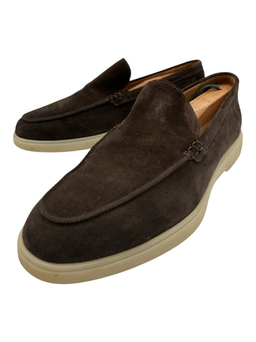 Velasca Shoe Size 42 New Brown Suede Solid Sneaker Slip On Men's Shoes Brown / 42