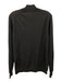 Sunspel Size L Dark Gray Wool Solid Quarter Zip Men's Sweater Dark Gray / L