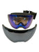 Smith Purple & Olive Ski Men's Glasses Purple & Olive