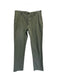 Incotex AS IS Size 36 Green Cotton Solid Slim Khakis Men's Pants Green / 36