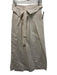 A.L.C. Size 0 White Cotton Wide Leg High Rise Paneled Belt Inc Pants White / 0