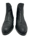 Andre Assous Shoe Size 40 Black Leather Chelsea Flat 1" Heel Booties Black / 40