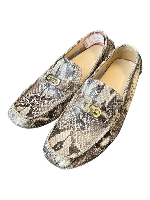 Cole Haan Shoe Size 8B White & Brown Manmade Material Loafer Slip On Shoes White & Brown / 8B