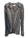 Coogi AS IS Size M Blue & Multi All Over Print Button Down Long Sleeve Shirt Blue & Multi / M