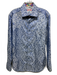 Robert Graham Size S Blue Cotton Abstract Button up Men's Long Sleeve Shirt Blue / S