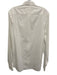 Prada Size 15.5 White Cotton Solid Button Up Spread Collar Long Sleeve Shirt White / 15.5