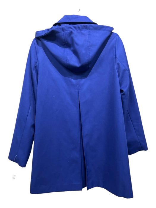 Kate Spade Size Small Royal Purple Polyester Snaps Hood Long Sleeve Coat Royal Purple / Small