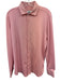 Mizzen + Main Size M Pink Synthetic Plaid Button Up Athleisure Long Sleeve Shirt Pink / M