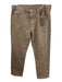 AYR Size 34 Dark Tan Cotton Blend Solid Khaki Men's Pants Dark Tan / 34