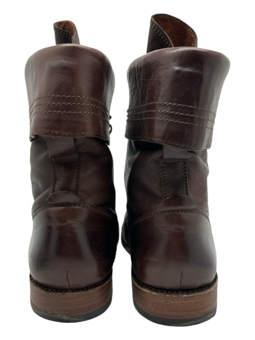 Frye Shoe Size 9.5 Brown Leather Solid Boot Men's Shoes Brown / 9.5