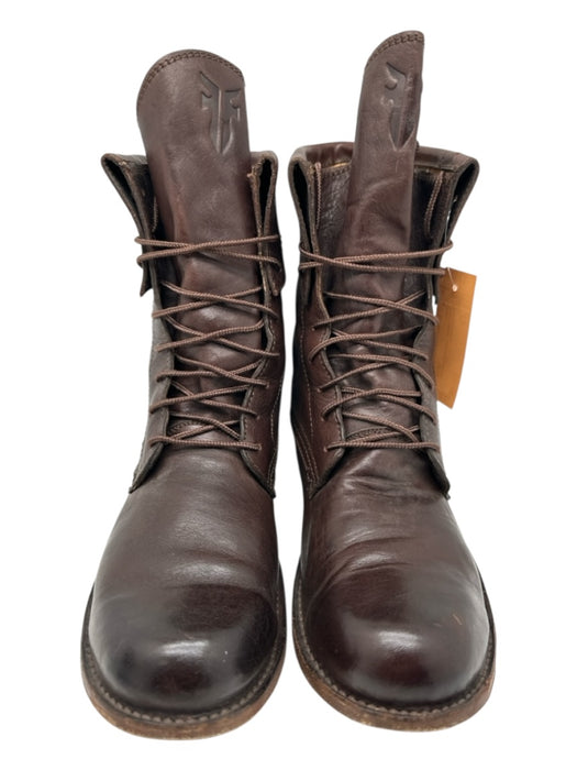 Frye Shoe Size 9.5 Brown Leather Solid Boot Men's Shoes Brown / 9.5