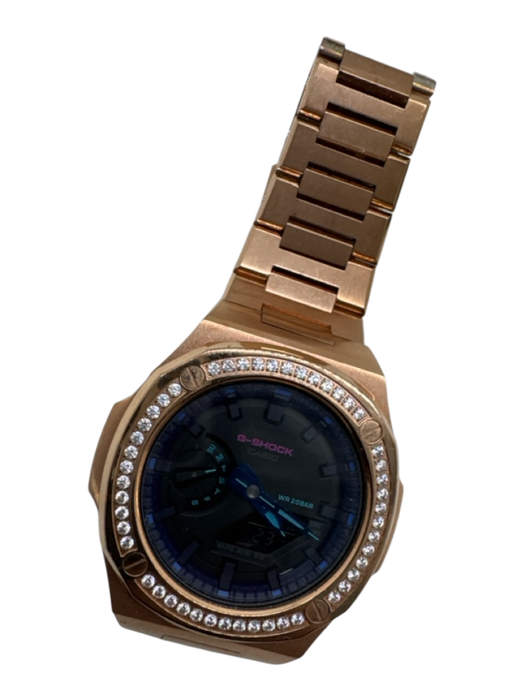 Casio Gold Metal Diamonds Men's Watch Gold