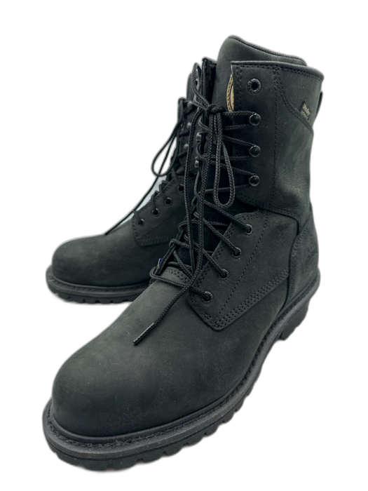 Irish Setter Shoe Size 10 Black Leather Solid Combat Boots Men's Shoes Black / 10