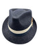 Goorin Bros Navy Blue & White Wool Solid Fedora Men's Hat Navy Blue & White