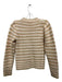 Minkpink Size Small White, Pink, Beige Acrylic Long Sleeve Striped Knit Sweater White, Pink, Beige / Small