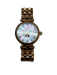 Gevril Gold & Pearlescent Stainless steel Mother of Pearl Analog Watches Gold & Pearlescent