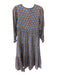 India Collection Emerson Fry Size XS Blue, Orange & Green Organic Cotton Dress Blue, Orange & Green / XS