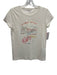 J Crew Size XXS white, orange, multi Cotton Short Sleeve Boats Baby Tee Top white, orange, multi / XXS