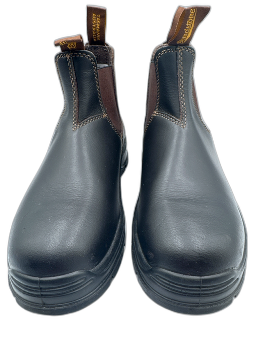 Blundstone Shoe Size 8.5 Dark Brown Leather & Foam Round Toe Elastic Booties Dark Brown / 8.5