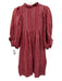 Never a Wallflower Size XL Red, Pink, Yellow Cotton Blend Long Sleeve Dress Red, Pink, Yellow / XL