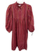 Never a Wallflower Size XL Red, Pink, Yellow Cotton Blend Long Sleeve Dress Red, Pink, Yellow / XL