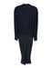 Norma Kamali Size Medium Navy Blue Polyester Blend Long Sleeve Velcro Dress Navy Blue / Medium