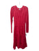 Missoni Size 42/10 Pink Polyamide Blend Knit Long Sleeve Dress Pink / 42/10