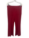 Trina Turk Size 6 / 8 Dark Red Polyester Shoulder Detail Cap Sleeve Pant Set Dark Red / 6 / 8