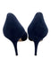 Gianvito Rossi Shoe Size 8 Navy Blue Suede Pointed Toe Pumps Navy Blue / 8