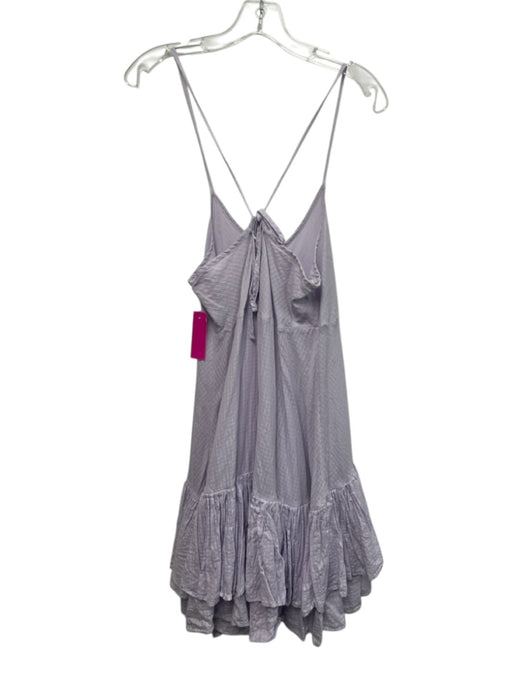 J. Crew Size S Light Purple Missing Fabric Tag Spaghetti Strap Tie Back Dress Light Purple / S