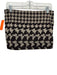 Camila Coelho Size M/S Brown & Beige Polyester Blend Mesh Overlay Mini Skirt Set Brown & Beige / M/S