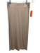 The Range Size S Beige Tencel Blend Elastic Waistband Ribbed Knit Midi Skirt Set Beige / S