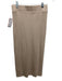 The Range Size S Beige Tencel Blend Elastic Waistband Ribbed Knit Midi Skirt Set Beige / S