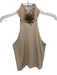 The Range Size S Beige Tencel Blend Elastic Waistband Ribbed Knit Midi Skirt Set Beige / S