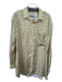 Blanca Size XS/S Yellow & Cream Polyester Long Sleeve Checkered Dress Yellow & Cream / XS/S