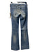 Current Elliot Size est 28 Med Light Wash Cotton Blend 5 Pocket Mid Rise Jeans Med Light Wash / est 28