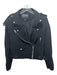 BlankNYC Size Medium Black Cotton Long Sleeve Zip Front Buckle Moto Jacket Black / Medium