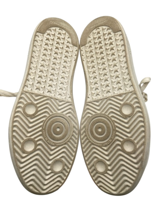 Golden Goose Shoe Size 37 White Leather Upper Lace Up Star Perforated Sneakers White / 37