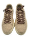 Rothy's Shoe Size 7 Beige & Bronze Textile Rubber Sole lace up Sneakers Beige & Bronze / 7
