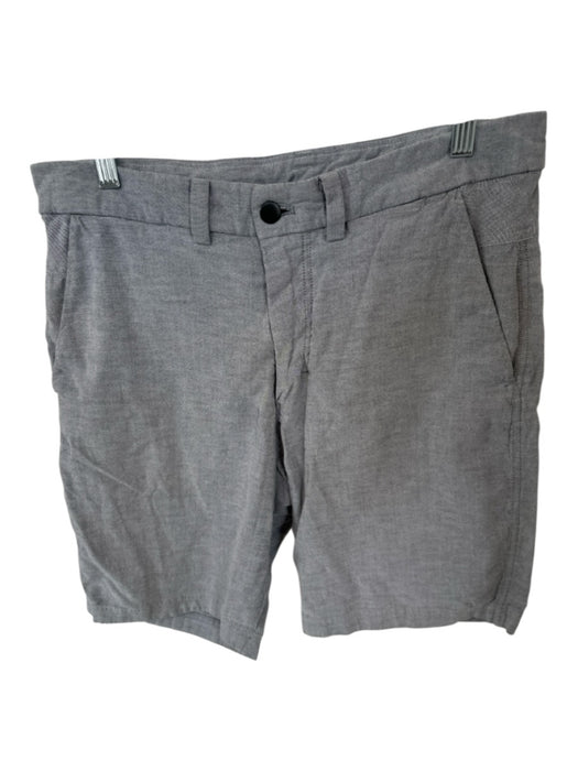 Lululemon Size 34 Gray Cotton Blend Athletic Men's Shorts Gray / 34