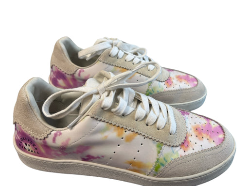 Loeffler Randall Shoe Size 6.5 White Leather & Suede Low Top lace up Shoes White / 6.5