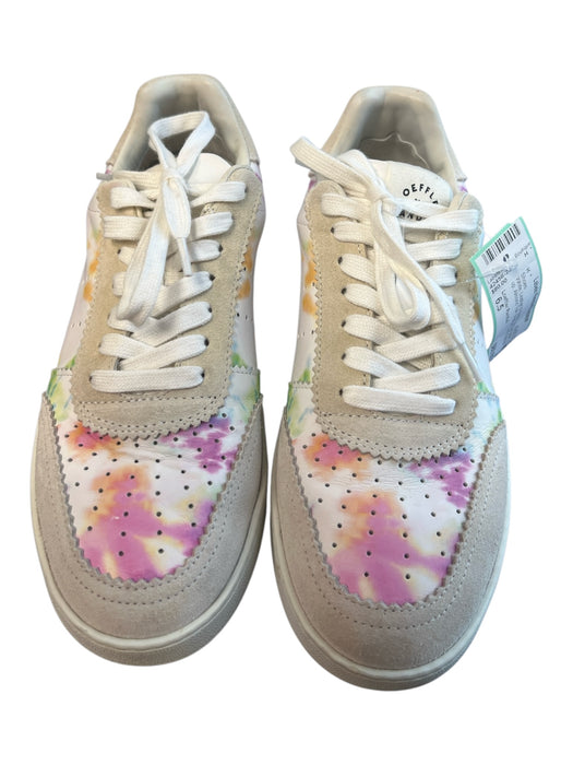 Loeffler Randall Shoe Size 6.5 White Leather & Suede Low Top lace up Shoes White / 6.5