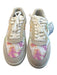 Loeffler Randall Shoe Size 6.5 White Leather & Suede Low Top lace up Shoes White / 6.5