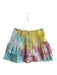 Love Shack Fancy Size 2 Yellow, Pink & Blue Cotton Blend Tye Dye Tiered Skirt Yellow, Pink & Blue / 2