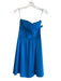 Rebecca Taylor Size 2 Blue Polyester Strapless Back Zip Stretch back Lined Dress Blue / 2