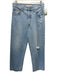 Levi's Size 28 Light Wash Cotton Denim High Waist Straight Leg Ankle Jeans Light Wash / 28