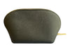 Kate Spade Black Leather Zip Top Inside Pocket Cosmetic Bag Bag Black / Mini