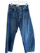Agolde Size 30 Medium Wash Cotton Button Fly 5 Pocket Wide Leg Raw Hem Jeans Medium Wash / 30