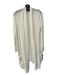 Polo Ralph Lauren Size L White Linen Blend Open Front Long Sleeve Knit Sweater White / L